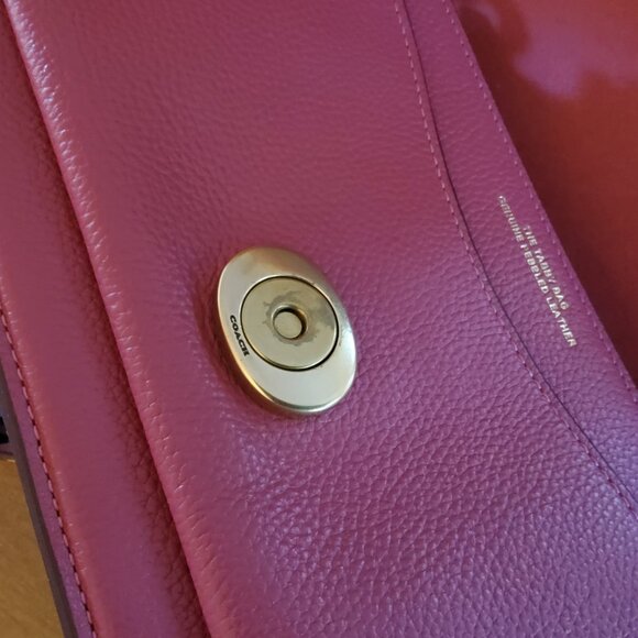 Coach Tabby Shoulder Bag 26 in Rasberry CJ838 - Picture 11 of 13